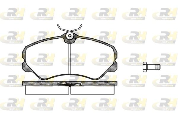 Brake Pad Set, disc brake Fiat DUCATO 90-94 esim.
