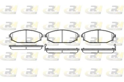 Brake Pad Set, disc brake Hyundai CALLOPER 98- esim.