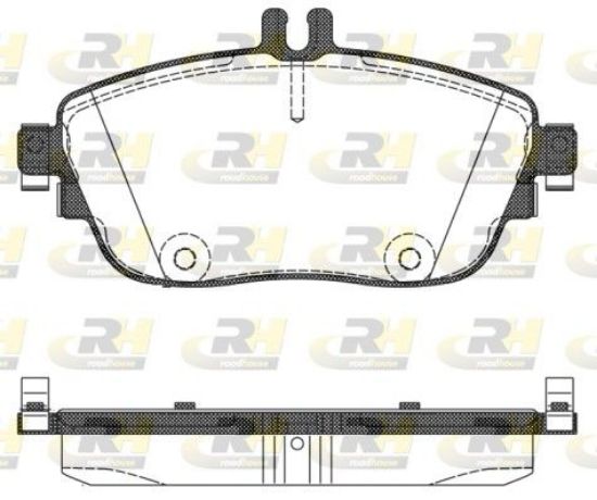 Brake Pad Set, disc brake MERCEDES-BENZ - 000 420 30 02