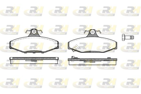 Brake Pad Set, disc brake CORVETTE 89-96 tagum.