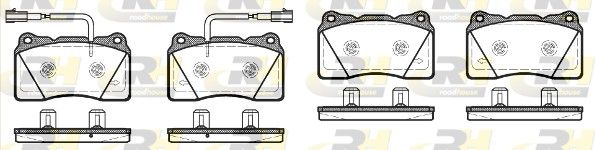Brake Pad Set, disc brake Alfa-Romeo 77365490 Brake Pad Set, disc brake Alfa-Romeo 77365490