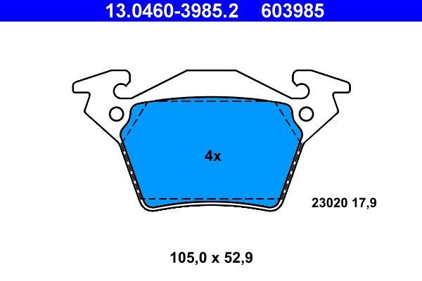 Brake Pad Set, disc brake -