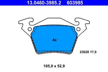 Brake Pad Set, disc brake - Brake Pad Set, disc brake -