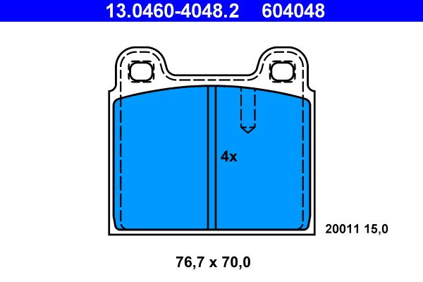 Brake Pad Set, disc brake -