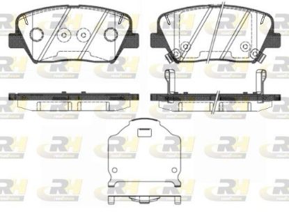 Brake Pad Set, disc brake KIA - 58101-1UA00