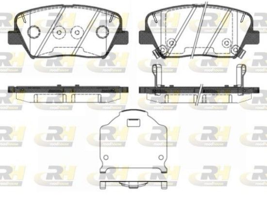 Brake Pad Set, disc brake KIA - 58101-1UA00