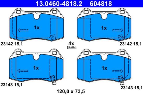 Brake Pad Set, disc brake -