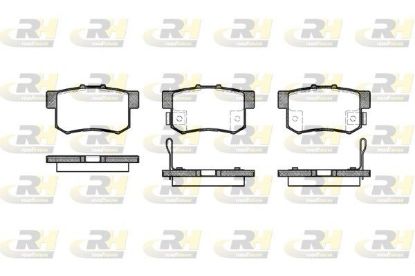 Brake Pad Set, disc brake HONDA - 43022-SM4-950
