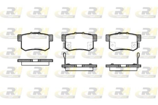Brake Pad Set, disc brake HONDA - 43022-SM4-950