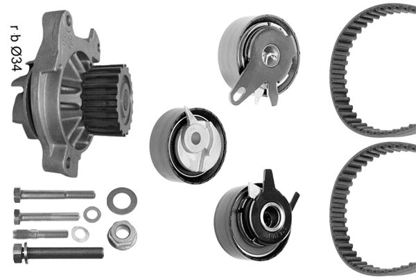 Water Pump & Timing Belt Kit -