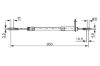 Cable Pull, parking brake -