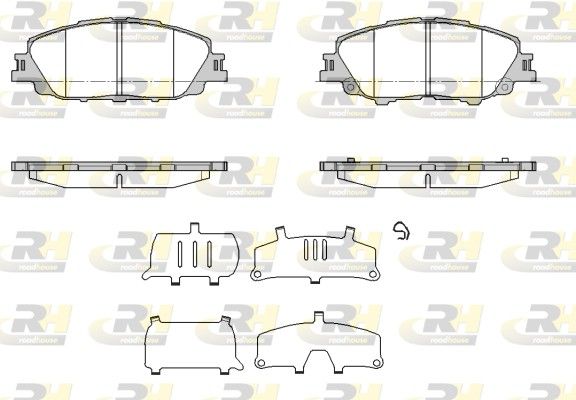 Brake Pad Set, disc brake TOYOTA PRIUS 01/16- 446512670 Brake Pad Set, disc brake TOYOTA PRIUS 01/16- 446512670
