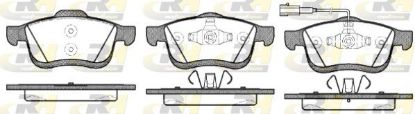 Brake Pad Set, disc brake GENERAL MOTORS - 1605164