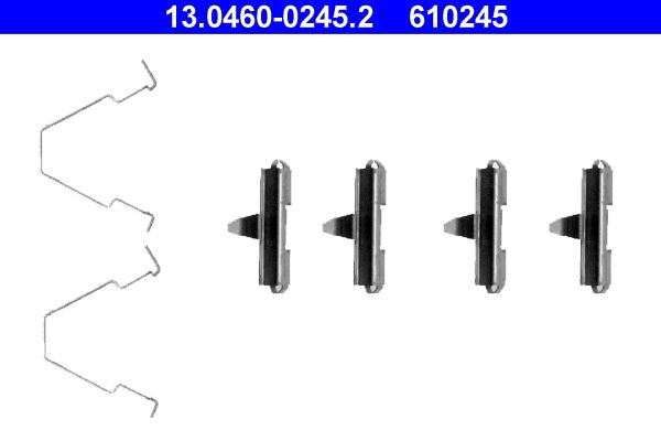 Accessory Kit, disc brake pad -