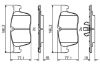 Brake Pad Set, disc brake LAND ROVER - LR064687