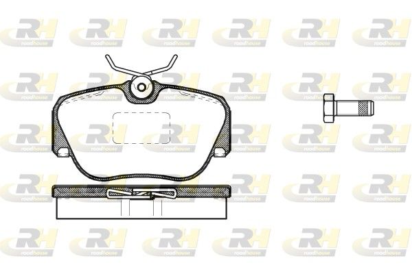 Brake Pad Set, disc brake MERCEDES-BENZ - 002 420 02 20