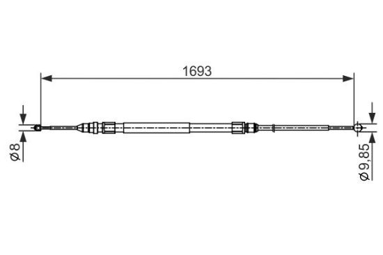 Cable Pull, parking brake -