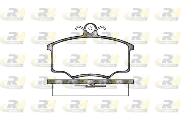 Brake Pad Set, disc brake Audi 80/Coupe/100 76-86 esim.
