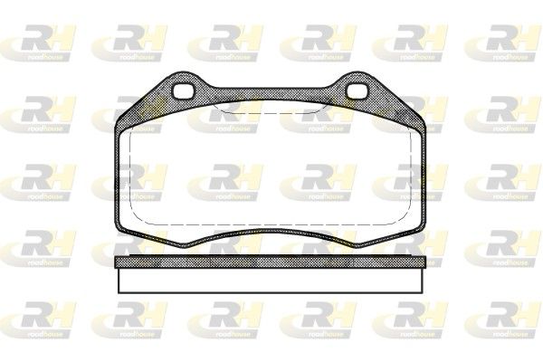 Brake Pad Set, disc brake Renault Megane II 2.0i 03- e