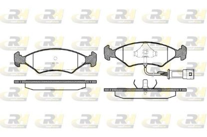 Brake Pad Set, disc brake Ford Escort/Orion/Puma 86-00
