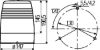 Rotating Beacon kollane 24V statsionaarne JuniorPlus F