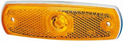 Side Marker Light reflektoriga kollane 12V RT Side Marker Light reflektoriga kollane 12V RT