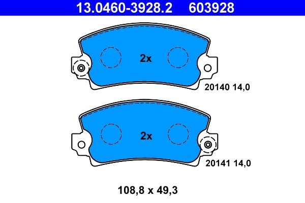 Brake Pad Set, disc brake -