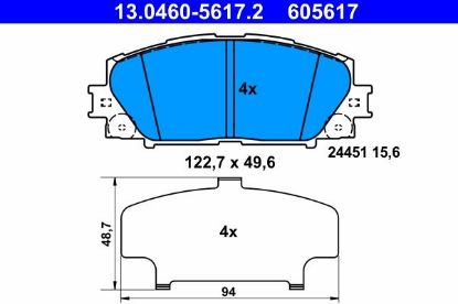 Brake Pad Set, disc brake -