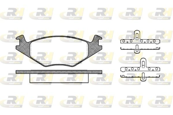 Brake Pad Set, disc brake VW POLO/GOLF 1,3 83-91 esim.