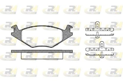 Brake Pad Set, disc brake VW POLO/GOLF 1,3 83-91 esim.