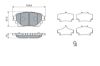 Brake Pad Set, disc brake -
