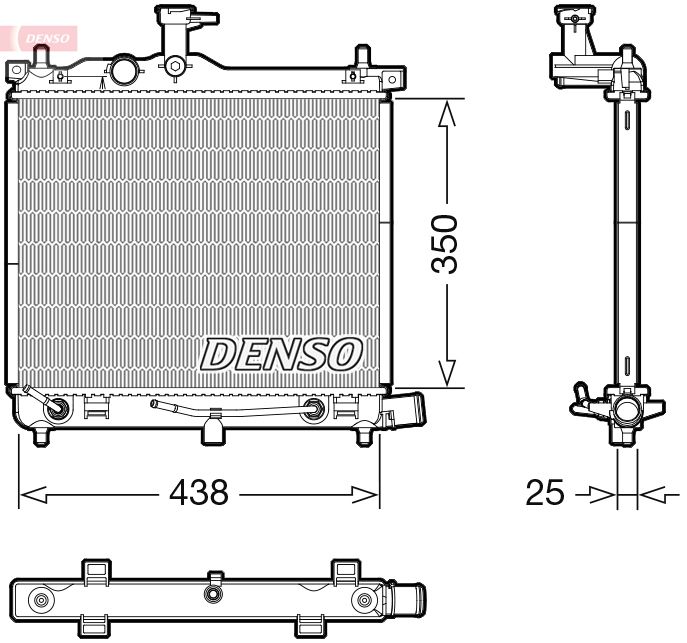 Radiator, engine cooling -