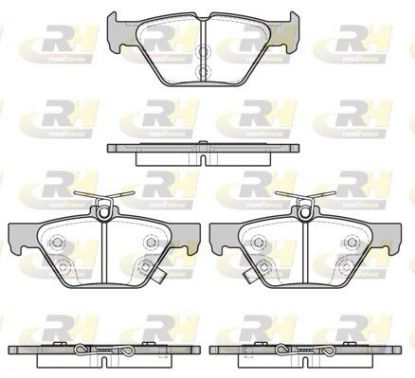 Brake Pad Set, disc brake SUBARU - 26696-AL000