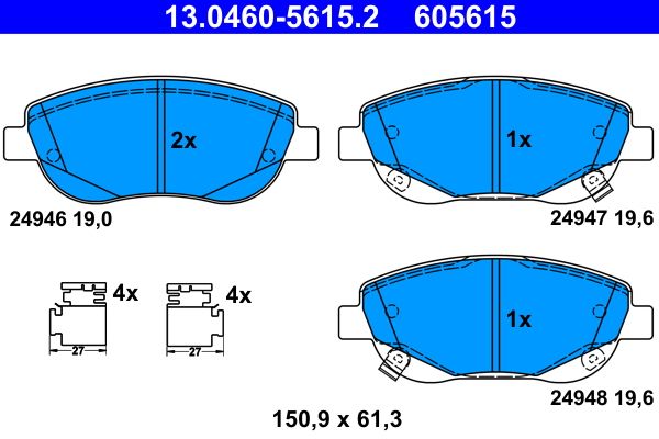 Brake Pad Set, disc brake -