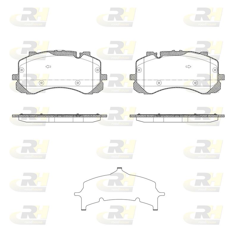 Brake Pad Set, disc brake Audi A8 (4N2, 4N8, 4NC, 4NL) (06/17-)4N6698151