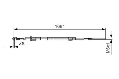 Cable Pull, parking brake -