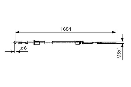 Cable Pull, parking brake -