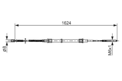 Cable Pull, parking brake -
