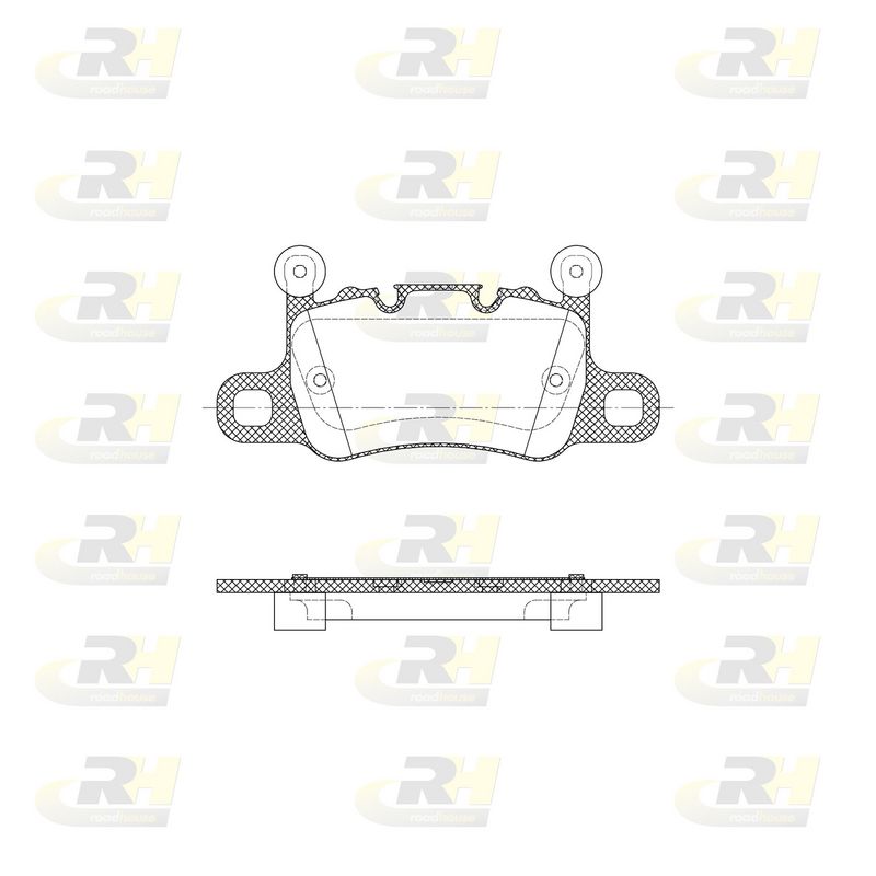 Brake Pad Set, disc brake Porsche Cayanne 19-