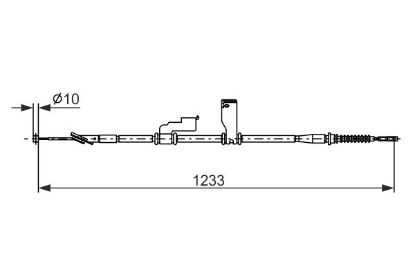 Cable Pull, parking brake -