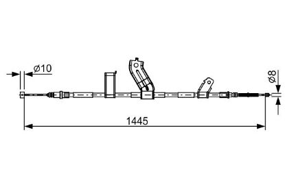 Cable Pull, parking brake -