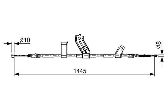 Cable Pull, parking brake -