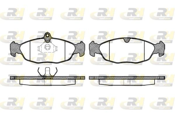 Brake Pad Set, disc brake ASTRA F,CORSA,VECTRA A 91-00