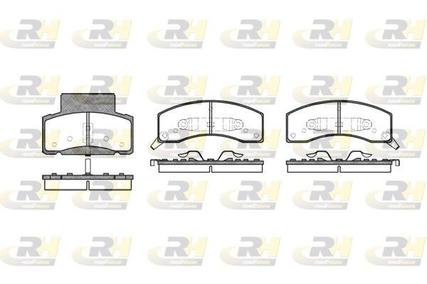 Brake Pad Set, disc brake GMC SIERRA 95-98 esim.