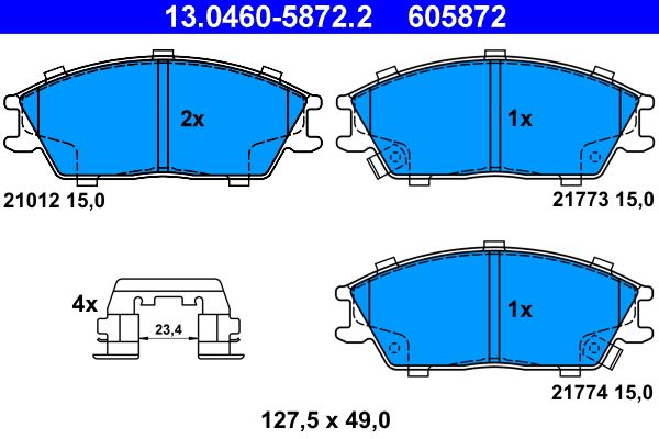 Brake Pad Set, disc brake -