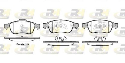 Brake Pad Set, disc brake RENAULT - 41 0A 125 82R