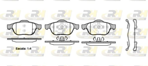 Brake Pad Set, disc brake Renault Scenic 03-