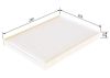 Filter, cabin air VAG - 1H0 819 644 B