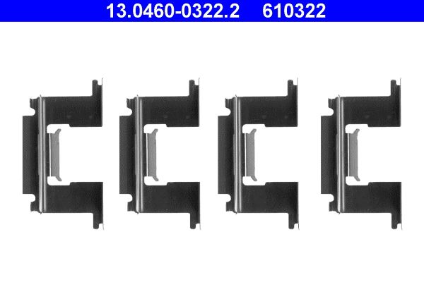 Accessory Kit, disc brake pad -