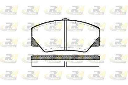 Brake Pad Set, disc brake Ford 5023486